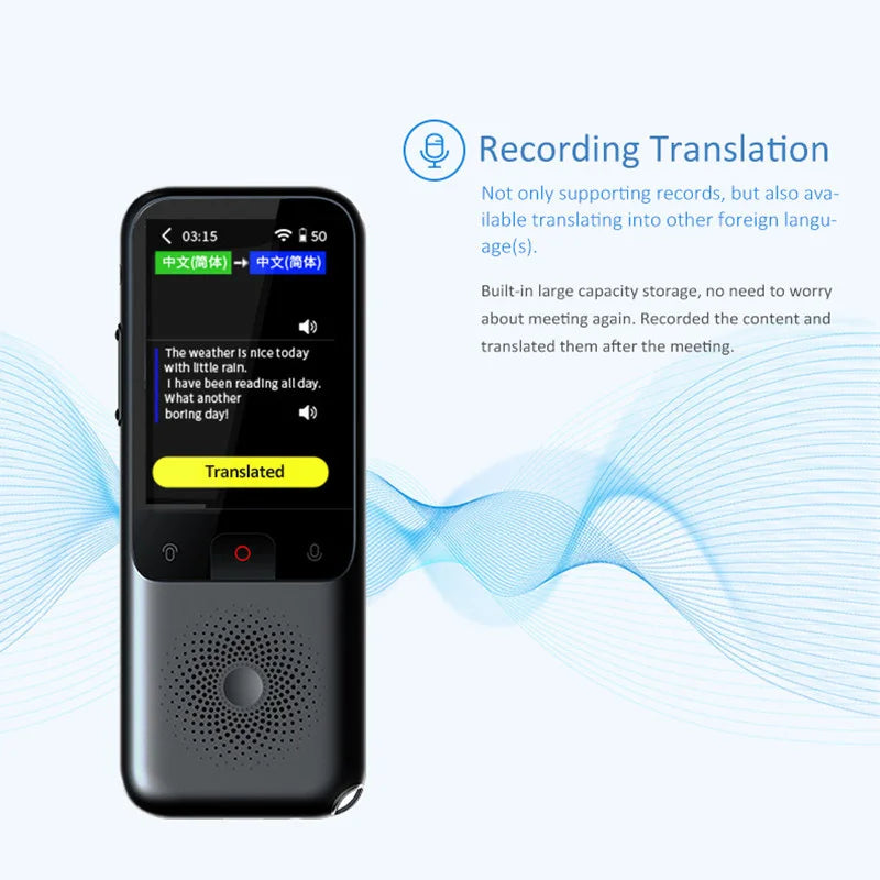 Portable Smart Voice Translator T11