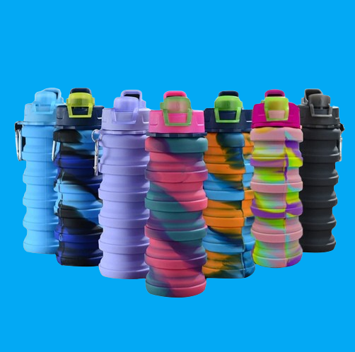 Portable Collapsible Silicone Water Bottle